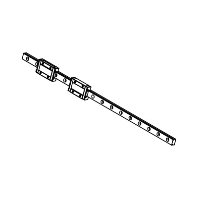 TRU145 400mm 12mm Rail with Carriage