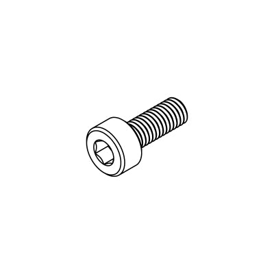 TRU176 M3 x 0.5 Socket Head Screw @ 8mm Length