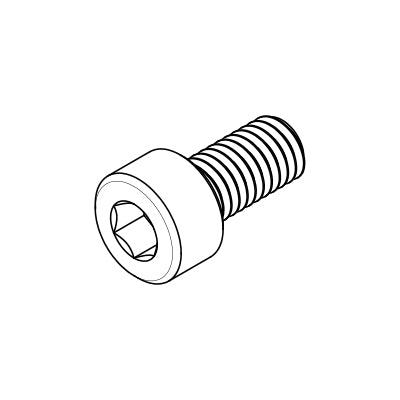 TRU182 M5 x 0.8 Socket Head Screw @ 10mm Length